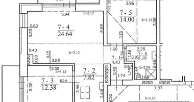 3 room apartment in Palanga, Lithuania