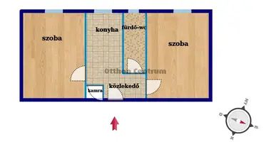 Apartamento 2 habitaciones en Hungría