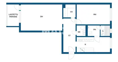 Appartement 1 chambre dans Tyry, Finlande