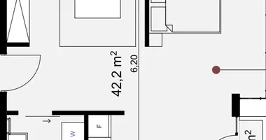 1 bedroom apartment in Batumi, Georgia