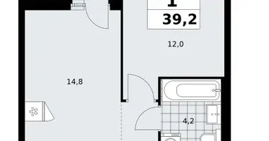 Mieszkanie 1 pokój w poselenie Sosenskoe, Rosja