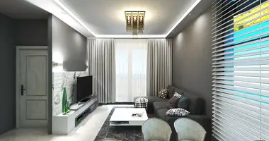 Apartamento 1 habitacion con balcón, con airea acondicionado, con estacionamiento en Avsallar, Turquía