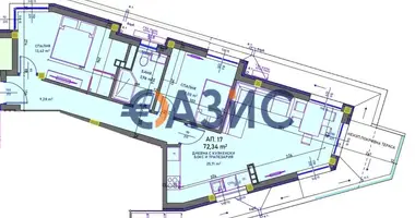 2 bedroom apartment in Burgas, Bulgaria