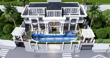 Villa 7 chambres avec parkovka parking, avec Ascenseur, avec Piscine dans Alanya, Turquie