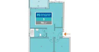 3 room apartment in Provodina, Montenegro