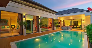 Villa 3 chambres avec Fenêtres double vitrage, avec Meublesd, avec Climatiseur dans Phuket, Thaïlande