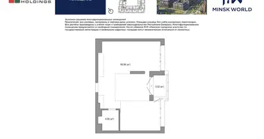 Apartamento 3 habitaciones en Minsk, Bielorrusia