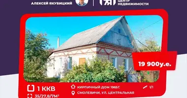 Wohnung 1 Zimmer in Smaljawitschy, Weißrussland