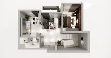 Apartamento 1 habitación en Alanya, Turquía