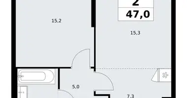 Apartamento 2 habitaciones en poselenie Sosenskoe, Rusia