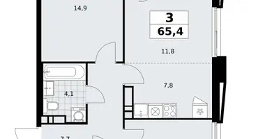 Квартира 3 комнаты в поселение Сосенское, Россия