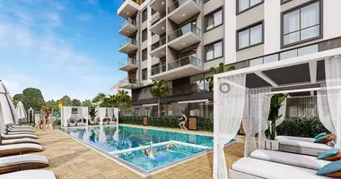 Apartamento 2 habitaciones con balcón, con ascensor, con vistas a las montañas en Yaylali, Turquía