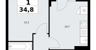 Appartement 1 chambre dans Troïtsk, Russie