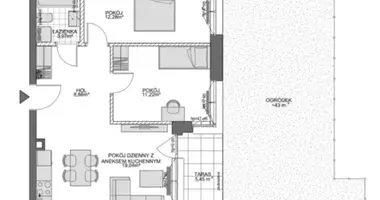 Apartamento 3 habitaciones en Danzig, Polonia