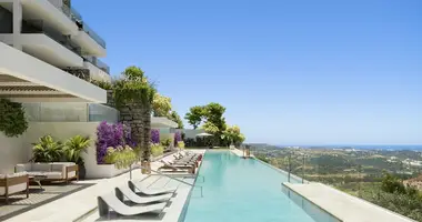 Penthouse 2 bedrooms with Air conditioner, with Sea view, with Mountain view in Mijas, Spain