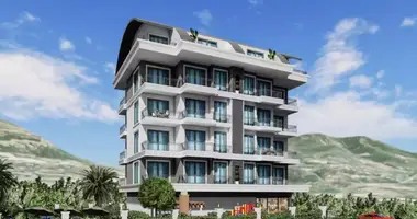 Apartamento 1 habitacion con balcón, con ascensor, con vista al mar en Alanya, Turquía
