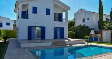 Вилла 4 комнаты  с видом на море, с бассейном в Протарас, Кипр
