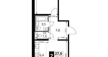 Appartement 2 chambres dans Leninsky District, Fédération de Russie