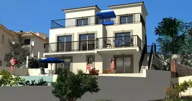 Вилла 4 комнаты  с видом на море, с бассейном, с видом на город в Пейя, Кипр