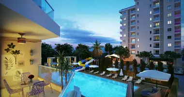 Apartamento 1 habitacion con Pool, con terrassa en Avsallar, Turquía