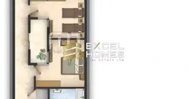 Apartamento 2 habitaciones en Mosta, Malta