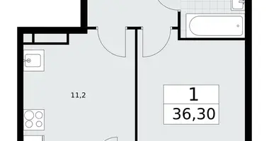 Apartamento 1 habitación en Postnikovo, Rusia