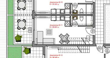 1 bedroom apartment in Kalyves Polygyrou, Greece
