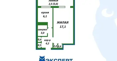 Appartement 1 chambre dans Minsk, Biélorussie