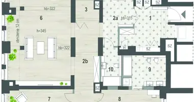 4 room apartment in Poznan, Poland