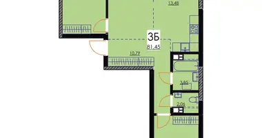3 room apartment in Minsk, Belarus