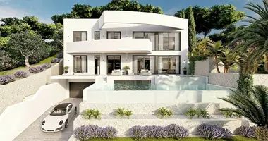 Villa 4 chambres avec Terrasse, avec vannaya bathroom, avec lichnyy basseyn private pool dans Altea, Espagne