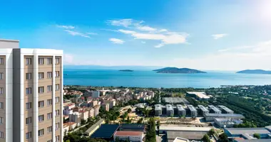 2 room apartment with balcony, with sea view, with parking in Marmara Region, Turkey