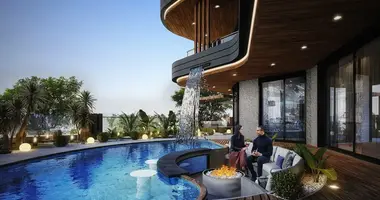 Villa 5 bedrooms with Balcony, with Air conditioner, with Sea view in Mahmutlar, Turkey