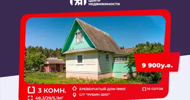 Dom 3 pokoi w Ciurliouski sielski Saviet, Białoruś