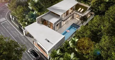 Villa 3 chambres avec Fenêtres double vitrage, avec Meublesd, avec Climatiseur dans Phuket, Thaïlande