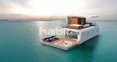 Вилла 4 комнаты  с мебелью, с кондиционером, с видом на море в Дубай, ОАЭ