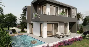 Villa 4 chambres avec Balcon, avec Climatiseur, avec Vue sur la mer dans Kazafani, Chypre du Nord