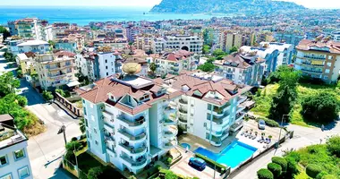 3 room apartment with balcony, with furniture, with elevator in Alanya, Turkey