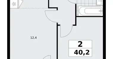 Appartement 2 chambres dans poselenie Sosenskoe, Fédération de Russie