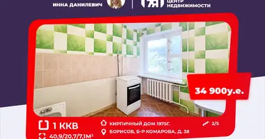 Apartamento 1 habitación en Borisov, Bielorrusia