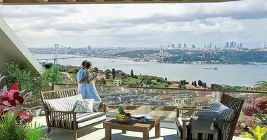 Bliźniak 6 pokojów z balkon, z klimatyzacja, z widok na morze w Ueskuedar, Turcja