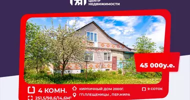 4 room house in Pleshchanitsy, Belarus