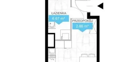 Apartamento 2 habitaciones en Poznan, Polonia