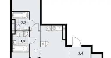 Appartement 3 chambres dans poselenie Sosenskoe, Fédération de Russie