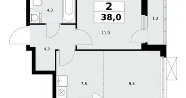 Квартира 2 комнаты в поселение Сосенское, Россия