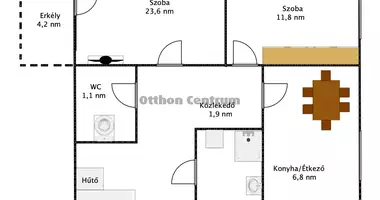 Квартира 2 комнаты в Саэхаломбатта, Венгрия