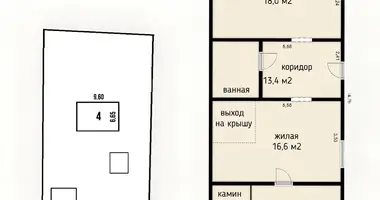 Casa en Jahlievicki sielski Saviet, Belarús