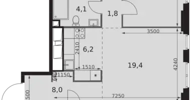 Apartamento 4 habitaciones en North-Western Administrative Okrug, Rusia