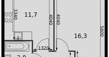 Appartement 1 chambre dans Razvilka, Russie