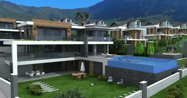 Villa 5 Zimmer mit Balkon, mit Klimaanlage, mit Parken in Kayaköy, Türkei